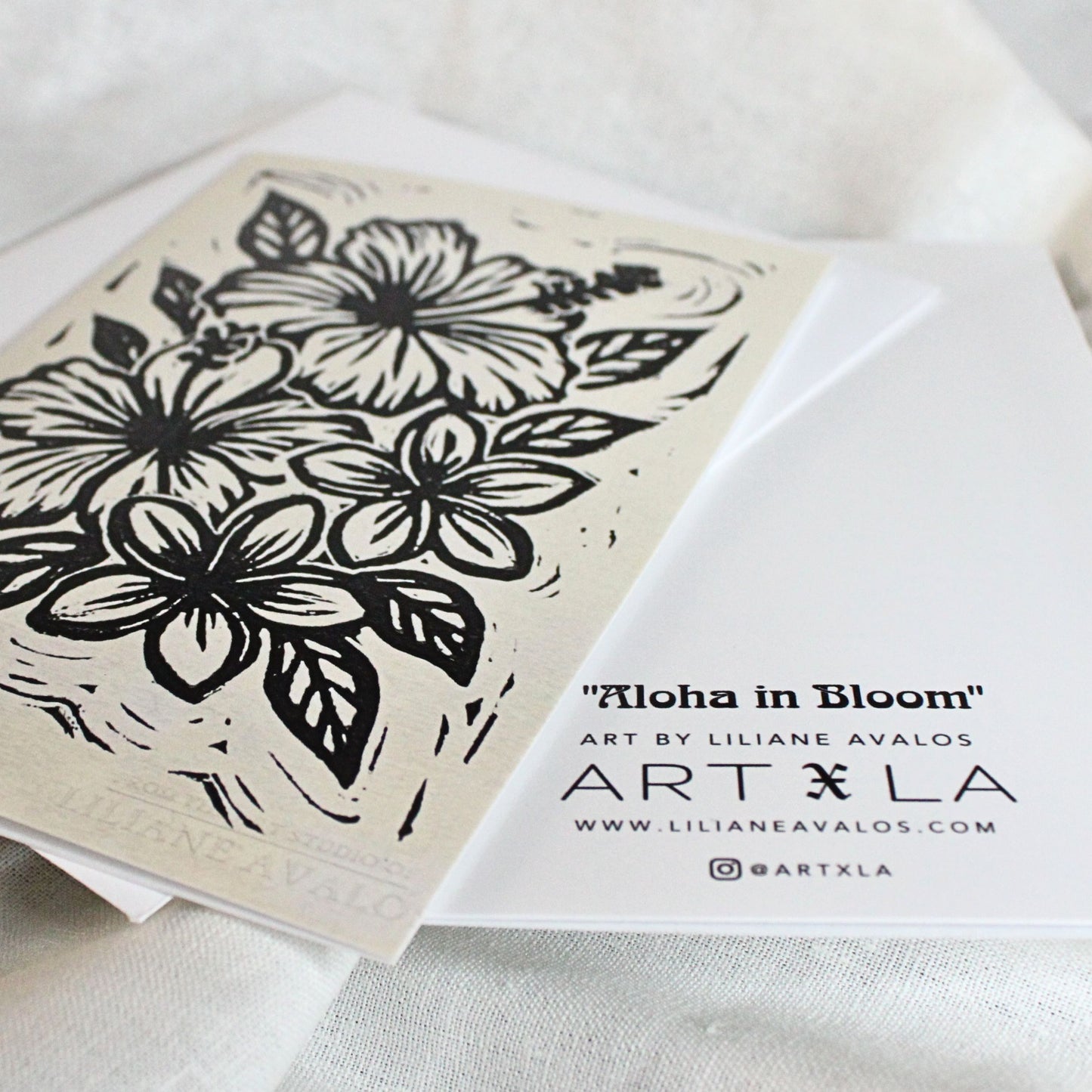 Aloha in Bloom - art greeting card