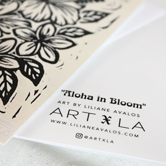 Aloha in Bloom - art greeting card