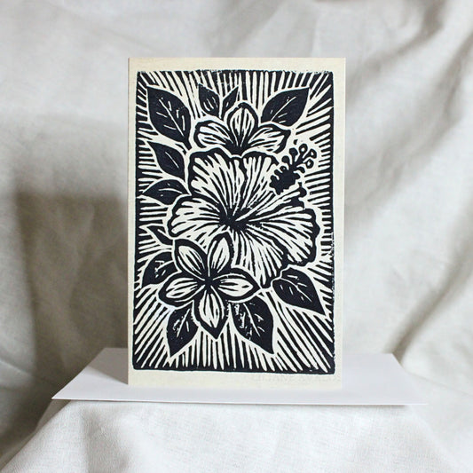 Garden Isle Glow - art greeting card