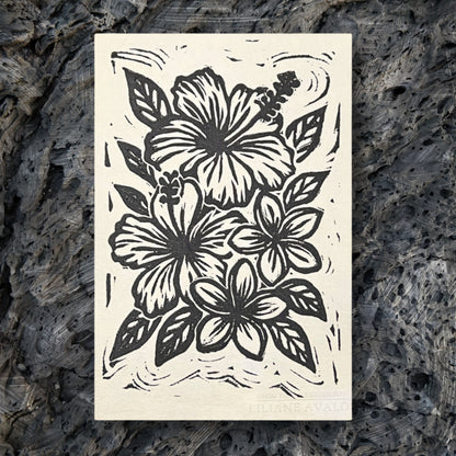 Aloha In Bloom greeting card Liliane Avalos Kauai Hawaii 2026