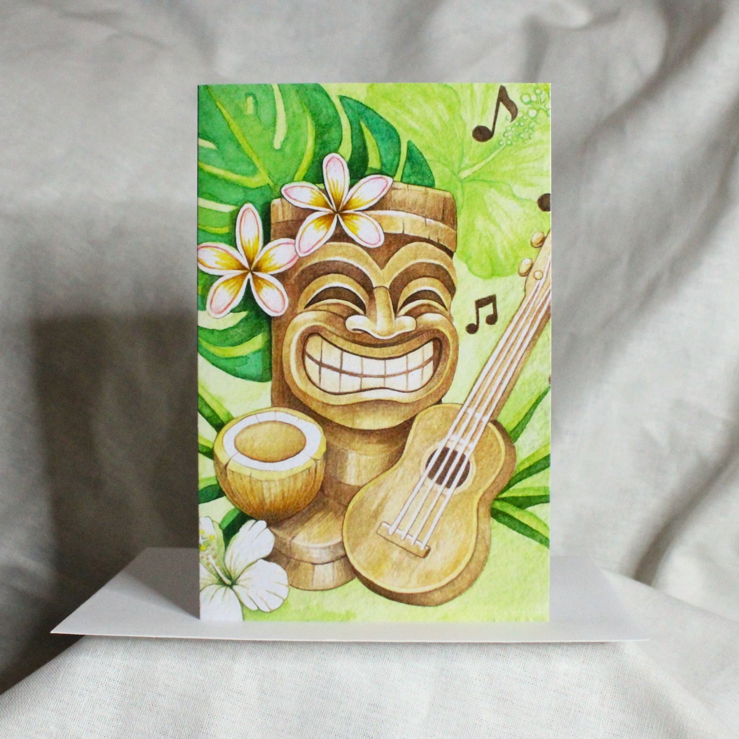 Aloha Mele - art greeting card