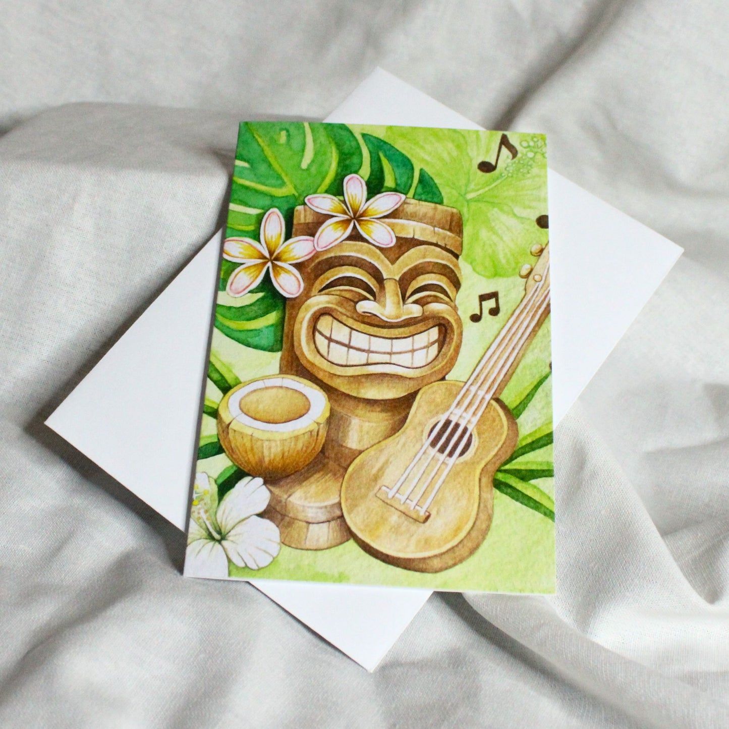 Aloha Mele - art greeting card