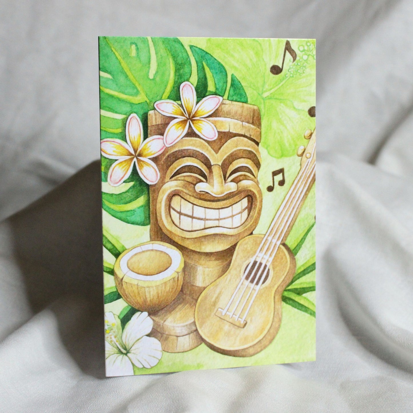 Aloha Mele - art greeting card
