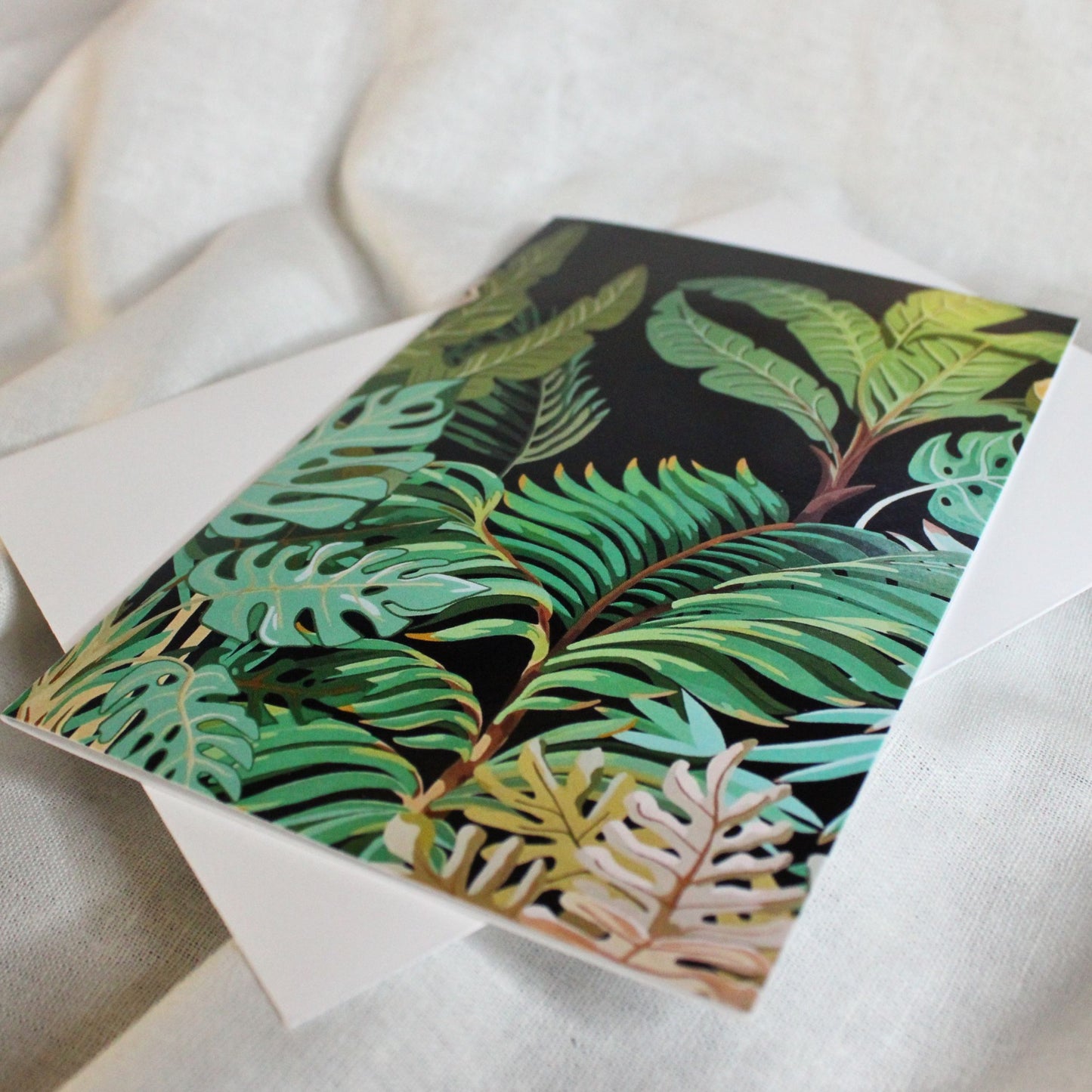 Maui Jungle Mural - art greeting card