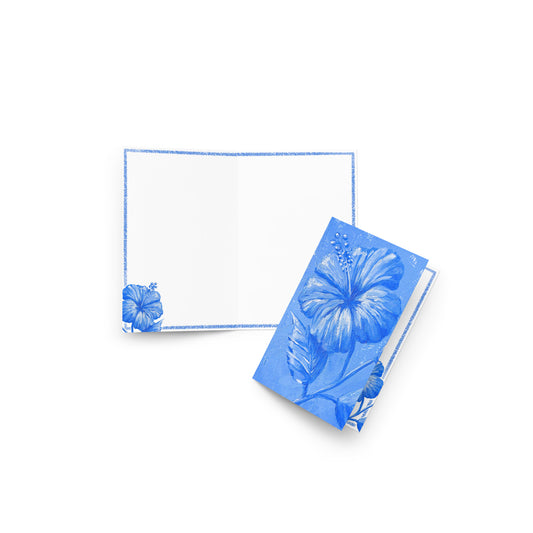 Hibiscus Study no.1 - art greeting card