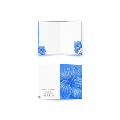 Hibiscus Study no.2 - art greeting card