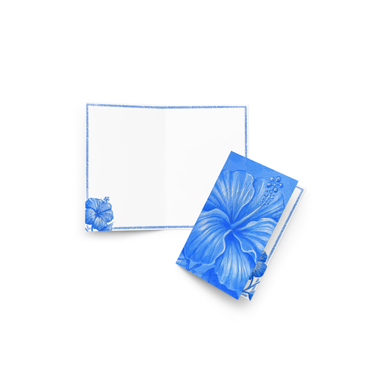 Hibiscus Study no.2 - art greeting card