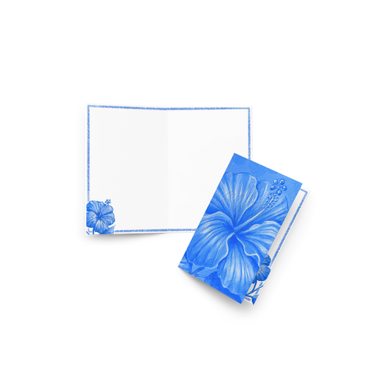 Hibiscus Study no.2 - art greeting card