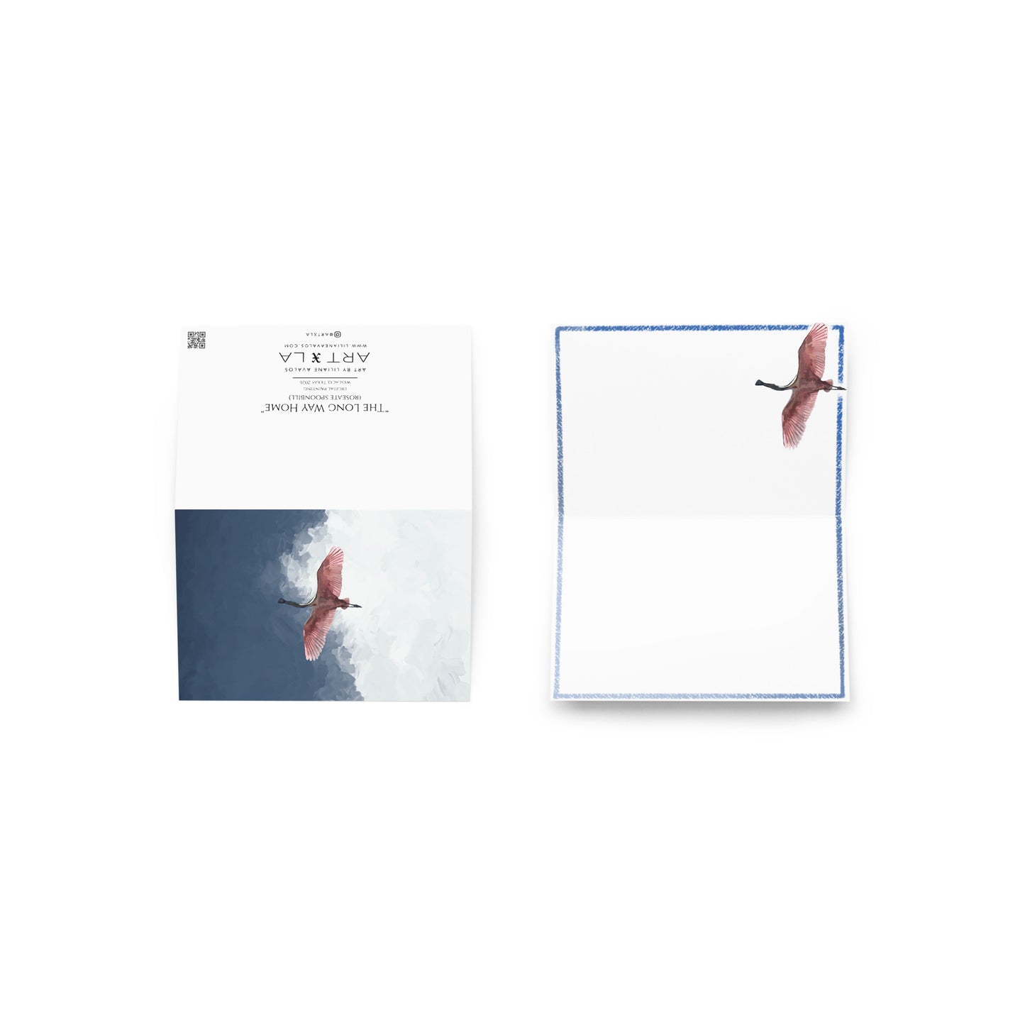 The Long Way Home - art greeting card