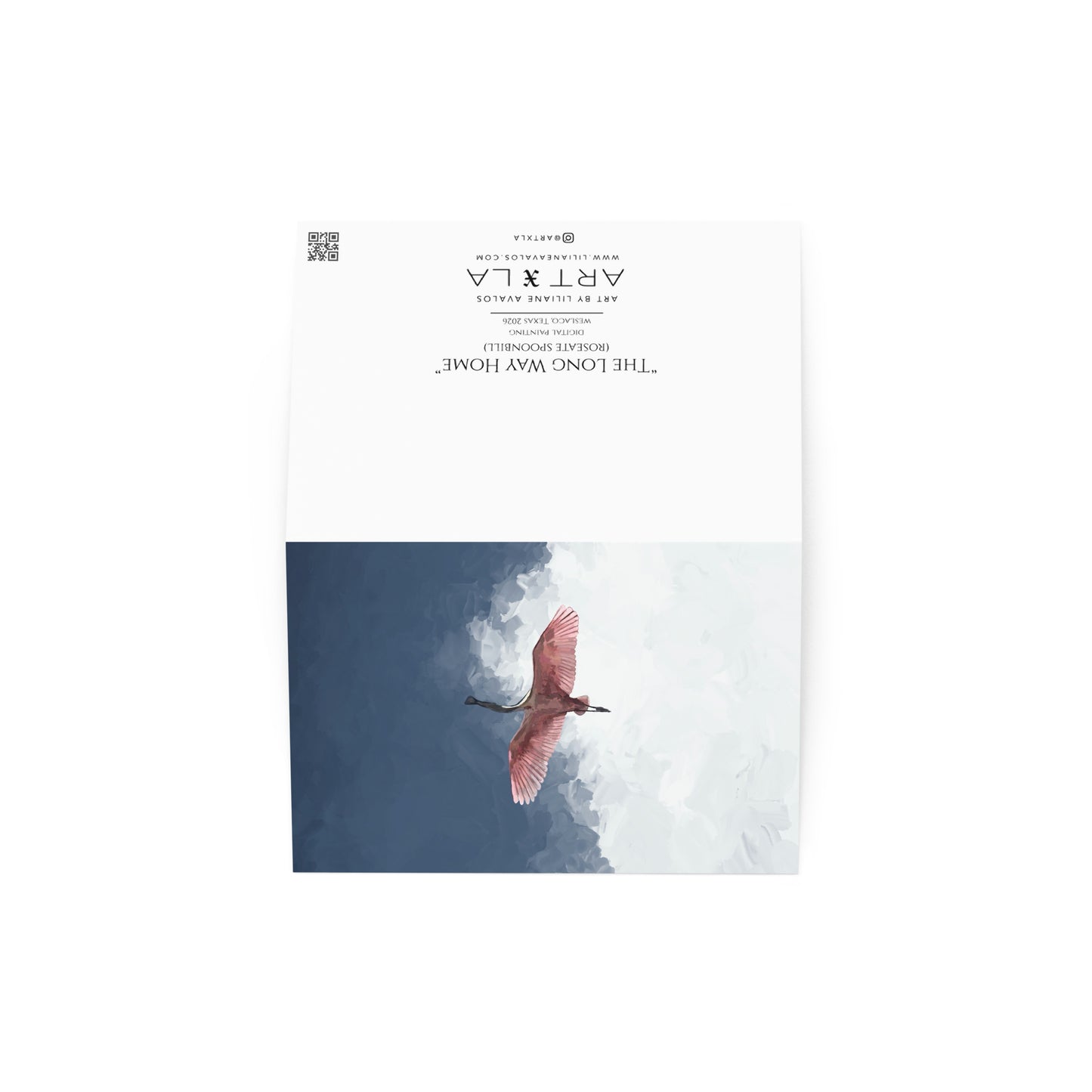 The Long Way Home - art greeting card